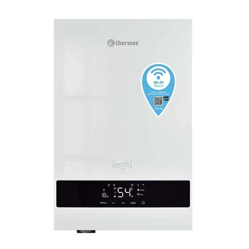 Электрический одноконтурный котёл Thermex Sonne Wi-Fi (white, 12 кВт, 120 м²), photo 5126