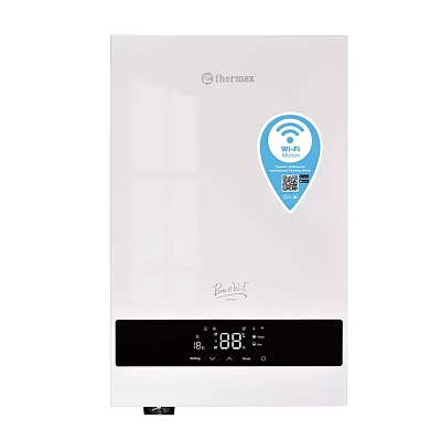 Электрический одноконтурный котёл Thermex Boss Wi-Fi (white, 12 кВт, 120 м²)