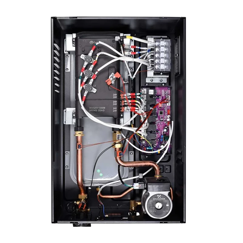 Электрический одноконтурный котёл Thermex Boss Wi-Fi(Black, 12 кВт, 120 м²), photo 5107